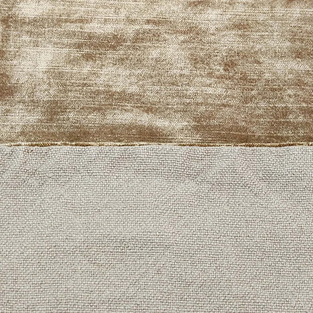 Williams Sonoma Home Pearl Velvet & Linen Pillow Cover 20x20 Reversible Neutral